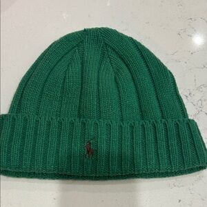 Green Knit Beanie